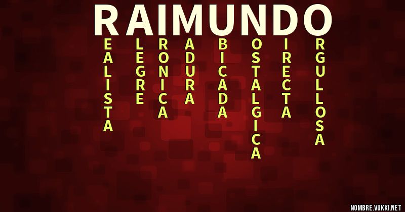 Acróstico raimundo