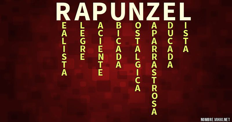 Acróstico rapunzel
