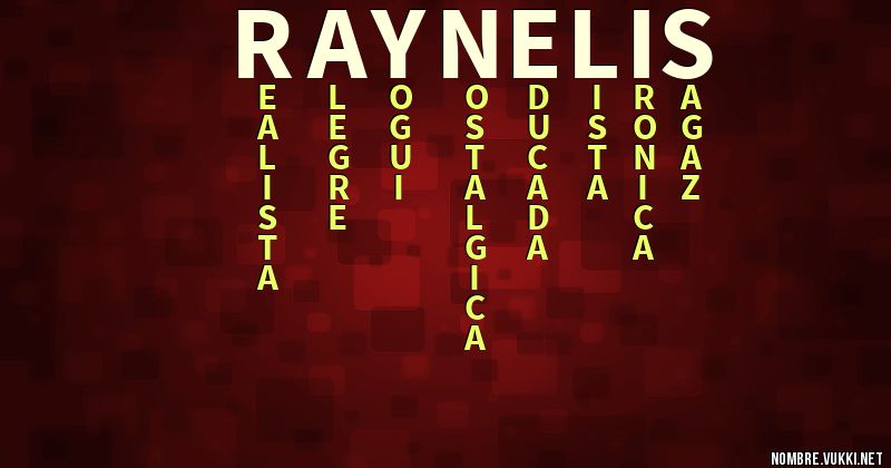 Acróstico raynelis