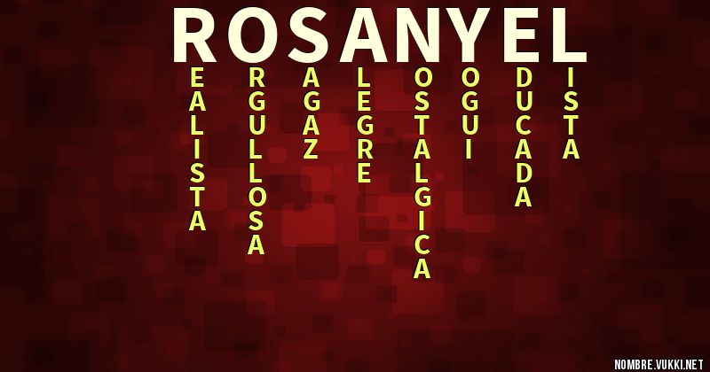 Acróstico rosanyel