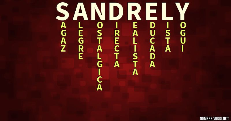 Acróstico sandrely