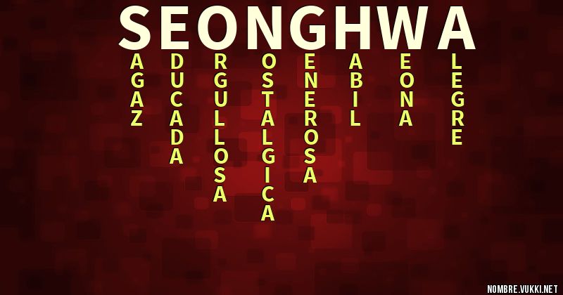 Acróstico seonghwa