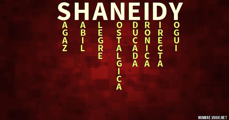 Acróstico shaneidy