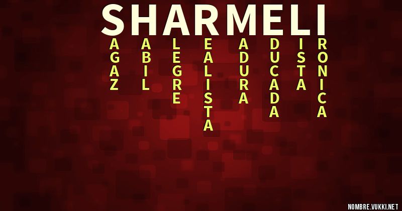 Acróstico sharmeli