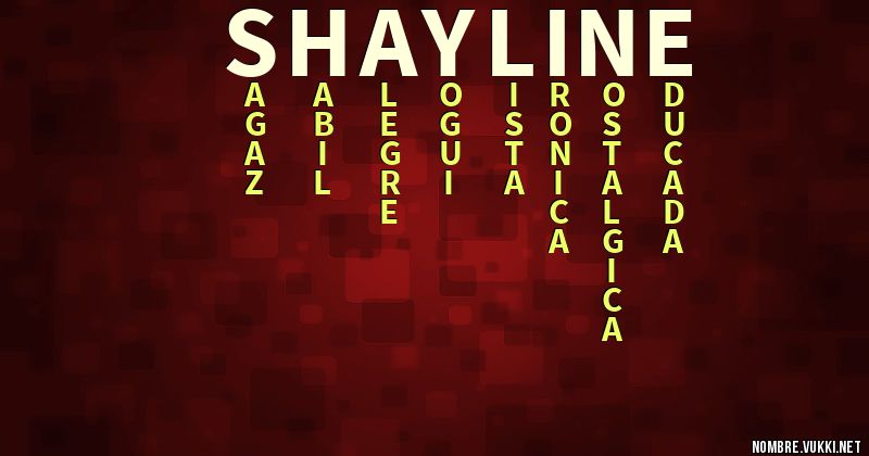 Acróstico shayline