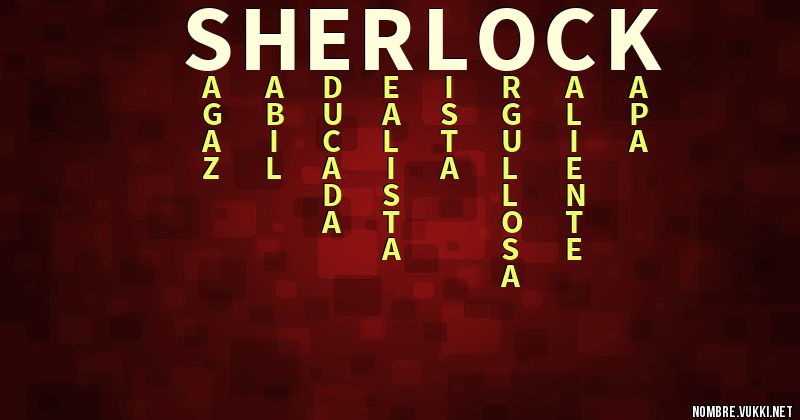 Acróstico sherlock