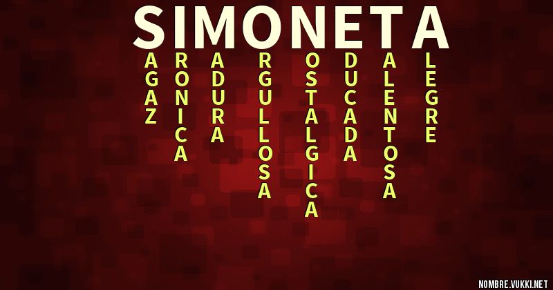 Acróstico simoneta