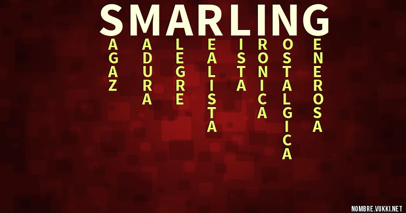 Acróstico smarling