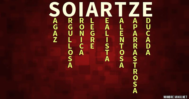 Acróstico soiartze