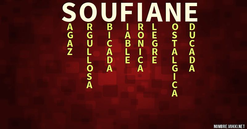 Acróstico soufiane