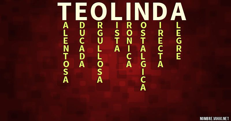 Acróstico teo linda