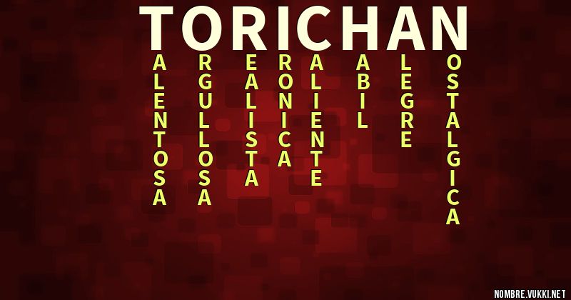 Acróstico tori-chan