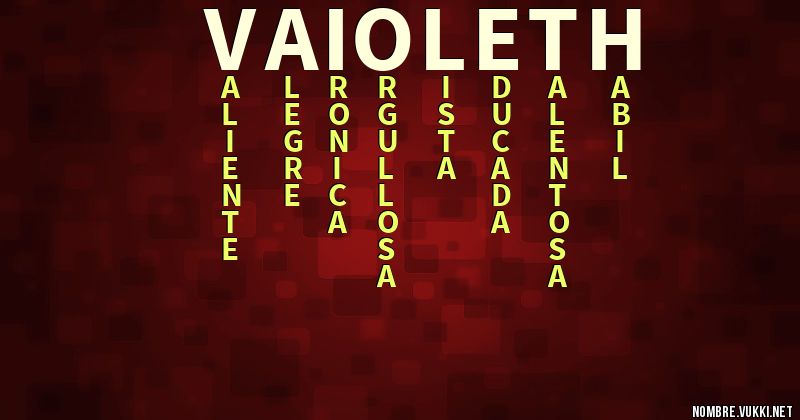 Acróstico vaioleth
