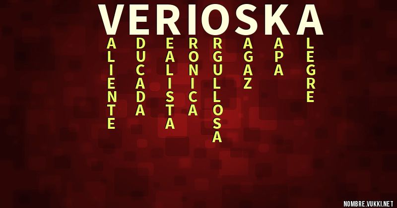 Acróstico verioska