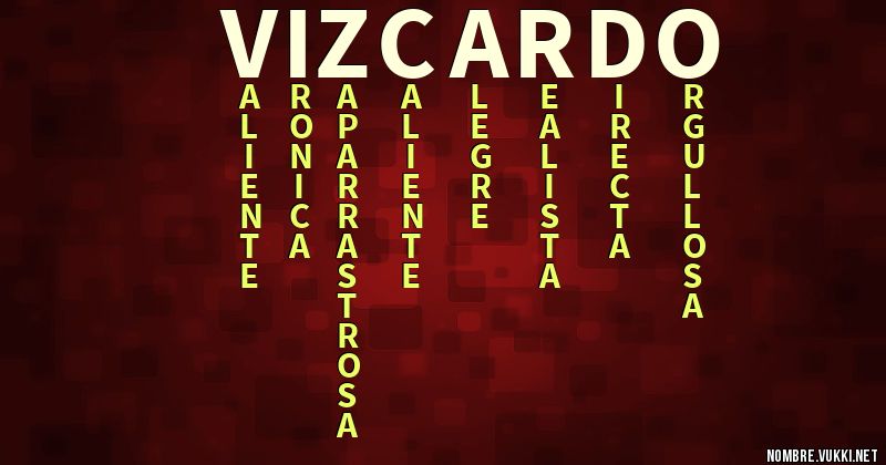 Acróstico vizcardo