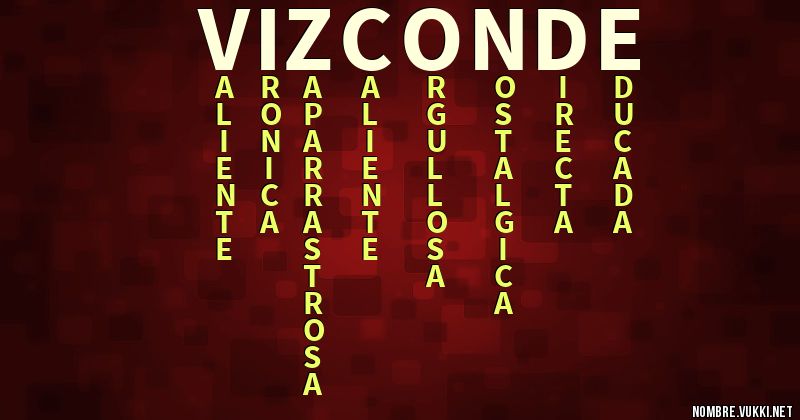 Acróstico vizconde