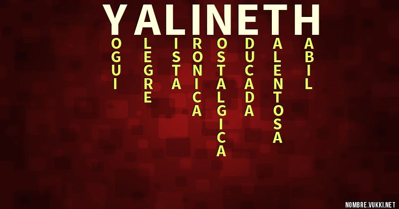 Acróstico yalineth