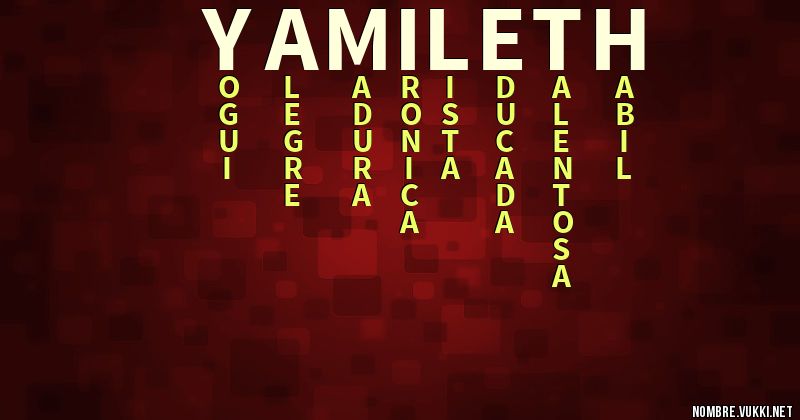 Acróstico yamileth