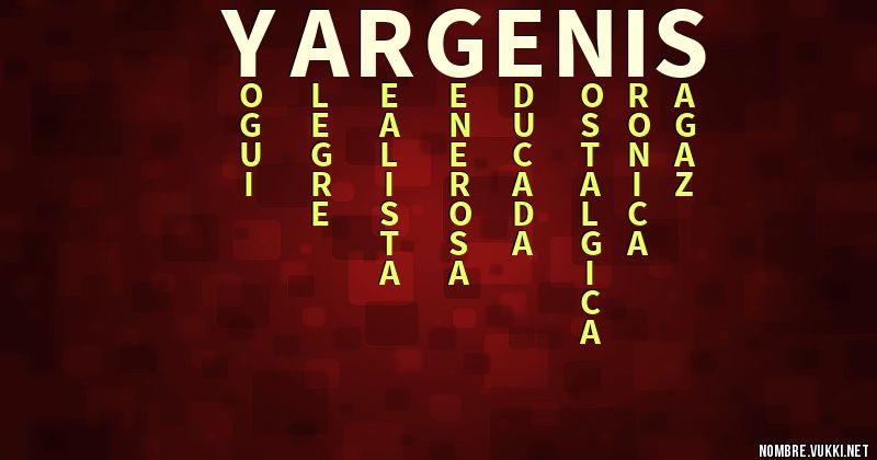 Acróstico yargenis
