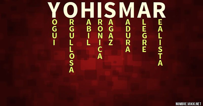 Acróstico yohismar