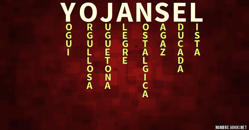 Acróstico yojansel