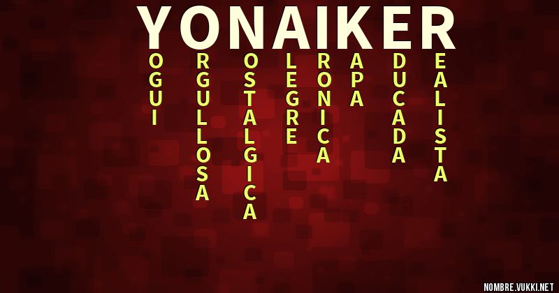 Acróstico yonaiker