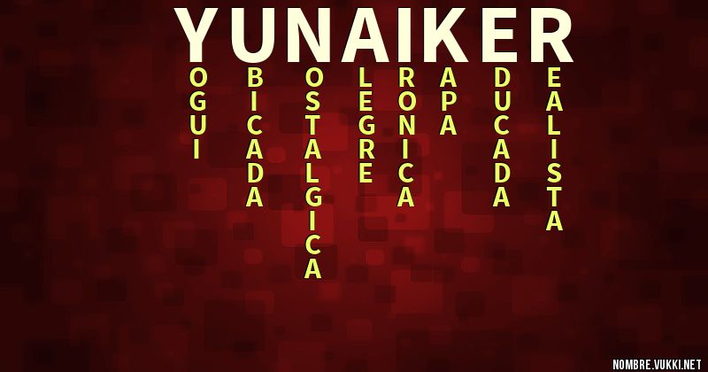 Acróstico yunaiker