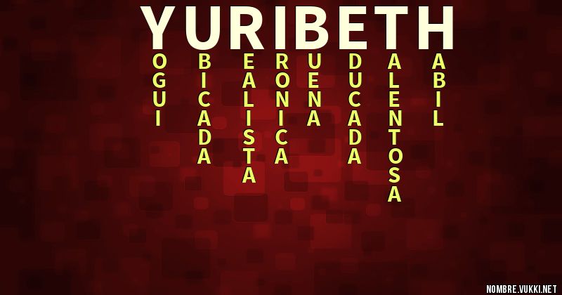 Acróstico yuribeth
