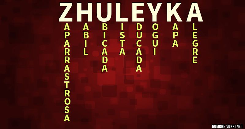 Acróstico zhuleyka