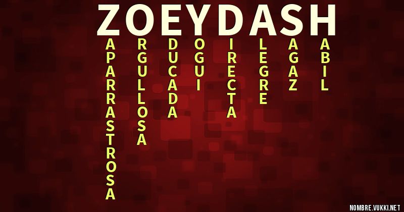 Acróstico zoey 101 dash