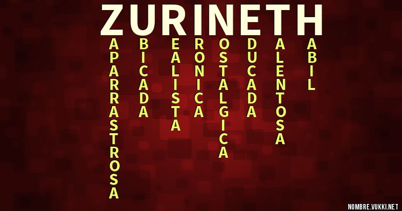 Acróstico zurineth