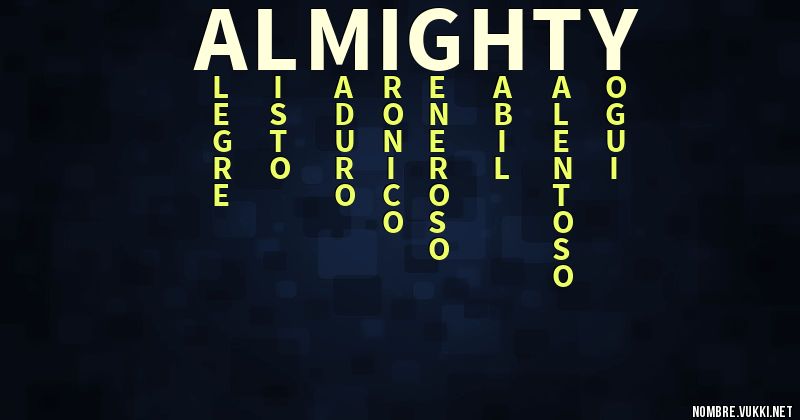 Acróstico almighty