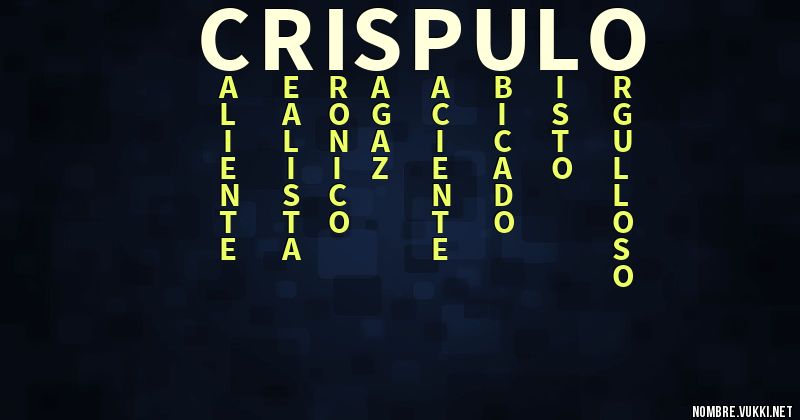Acróstico crispulo