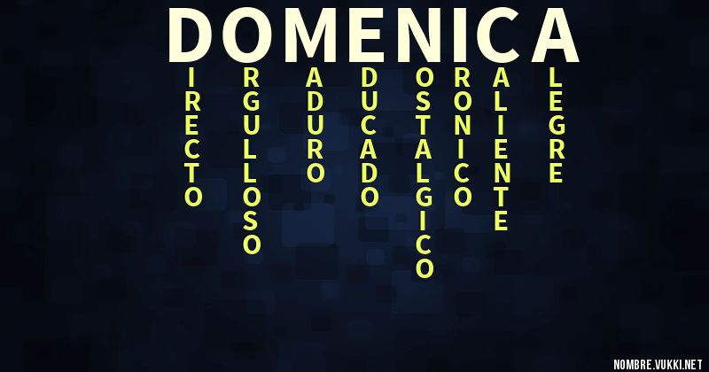 Acróstico domenica