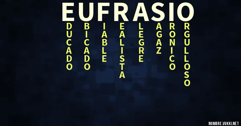 Acróstico eufrasio