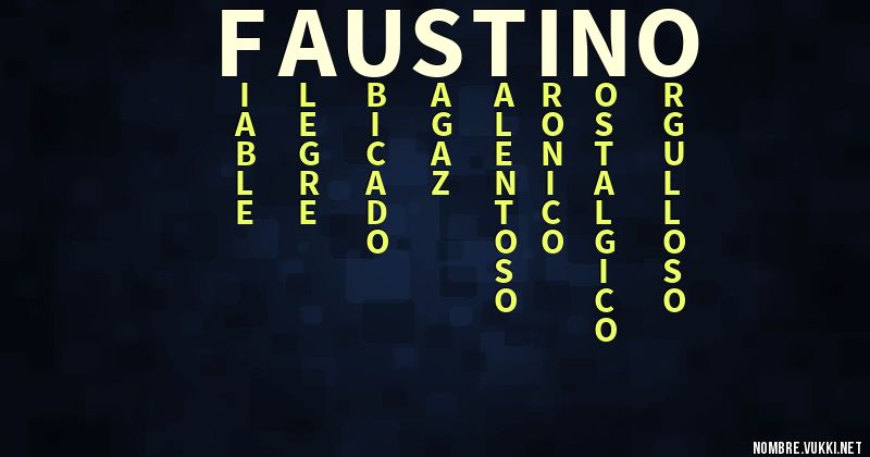 Acróstico faustino
