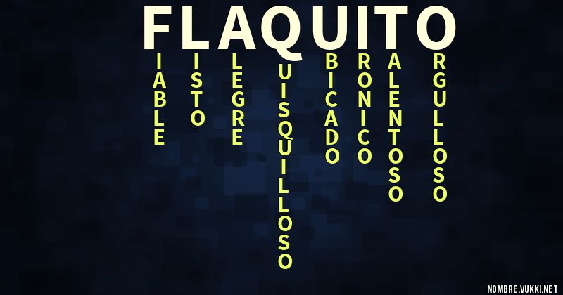 Acróstico flaquito