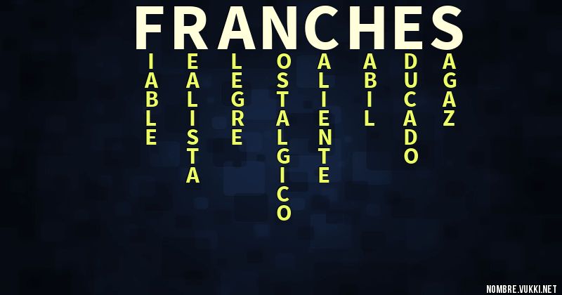 Acróstico franches