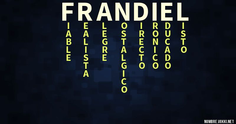 Acróstico frandiel