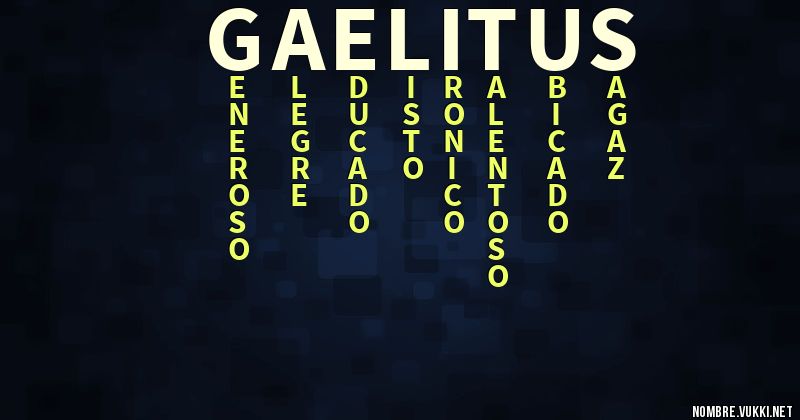 Acróstico gaelitus