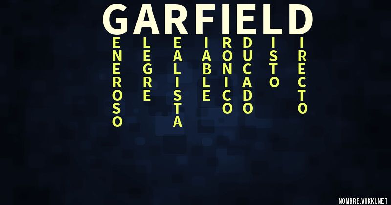 Acróstico garfield