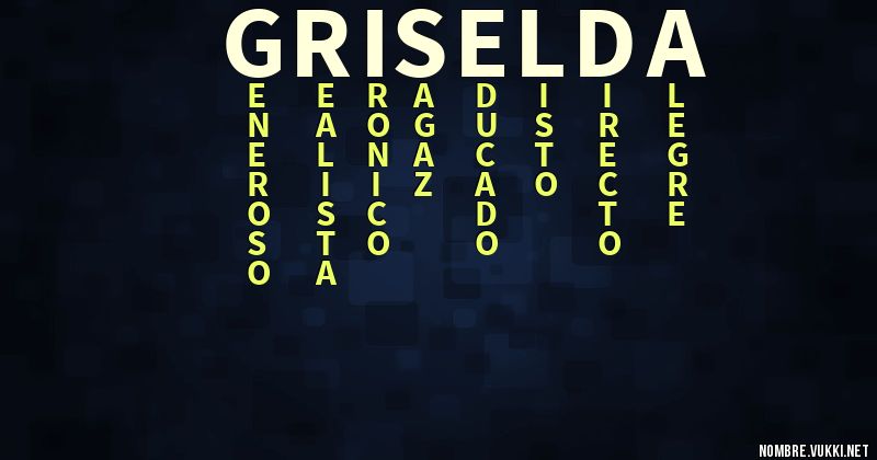 Acróstico griselda