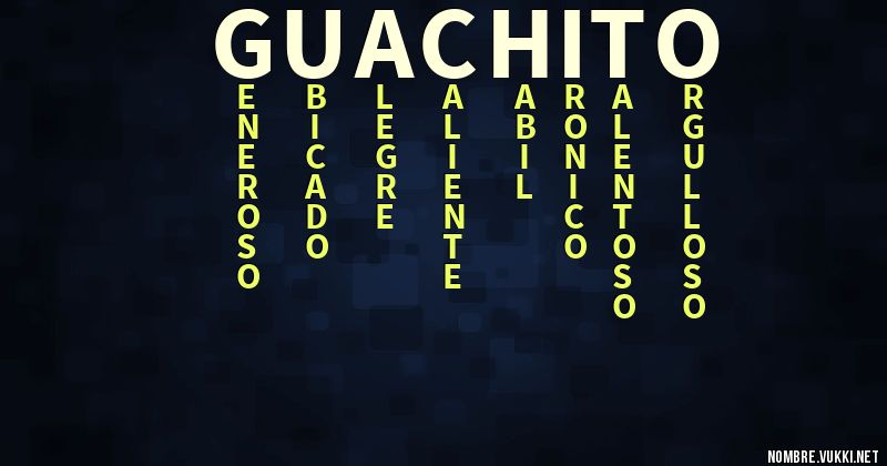 Acróstico guachito