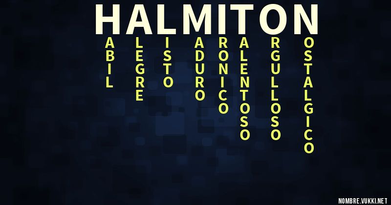 Acróstico halmiton