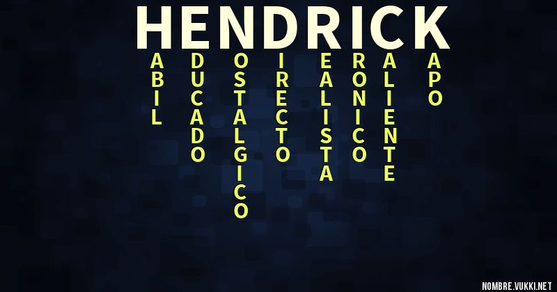 Acróstico hendrick