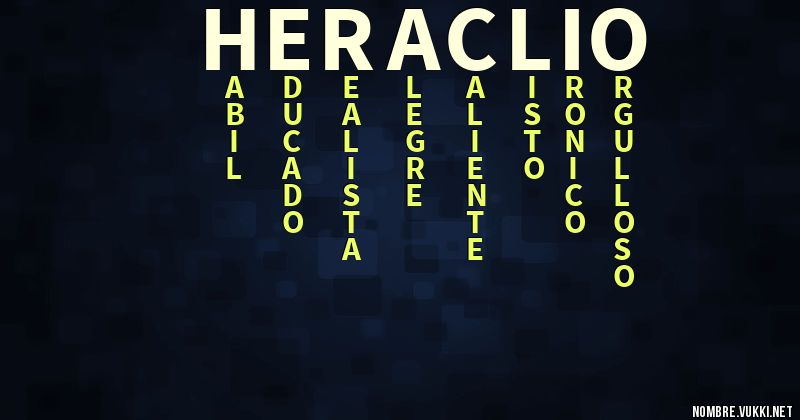 Acróstico heraclio