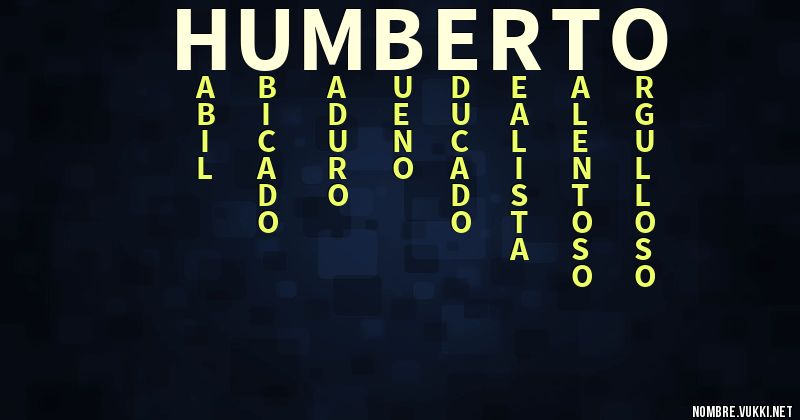 Acróstico humberto