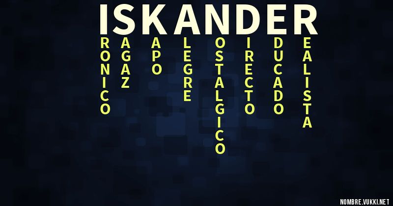 Acróstico iskander