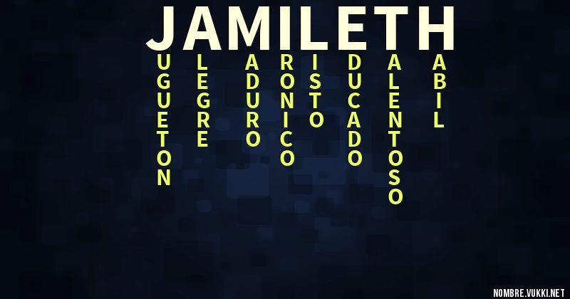 Acróstico jamileth