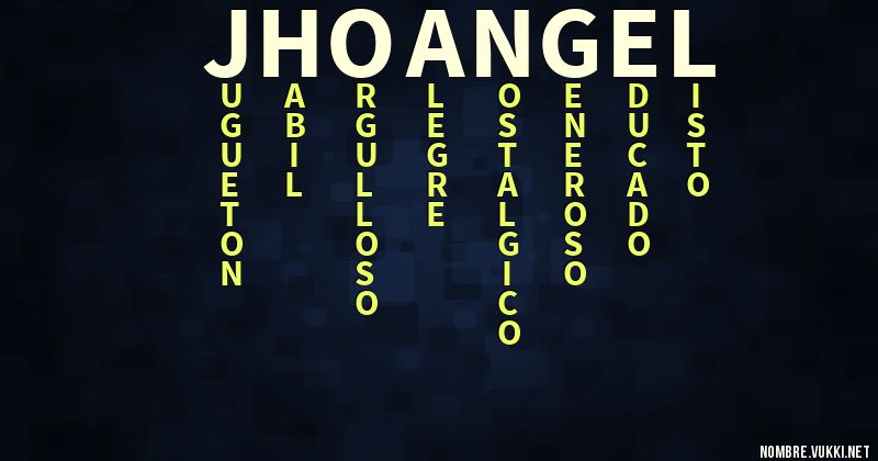 Acróstico jhoangel